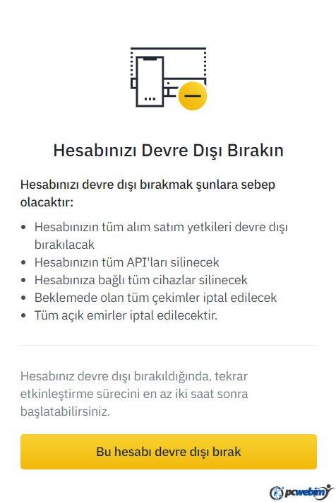 Binance Hesabı Nasıl Silinir?