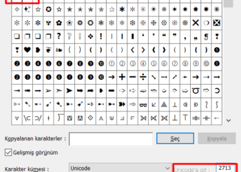 Klavyede Tik İşareti (✓) Nasıl Yapılır ?