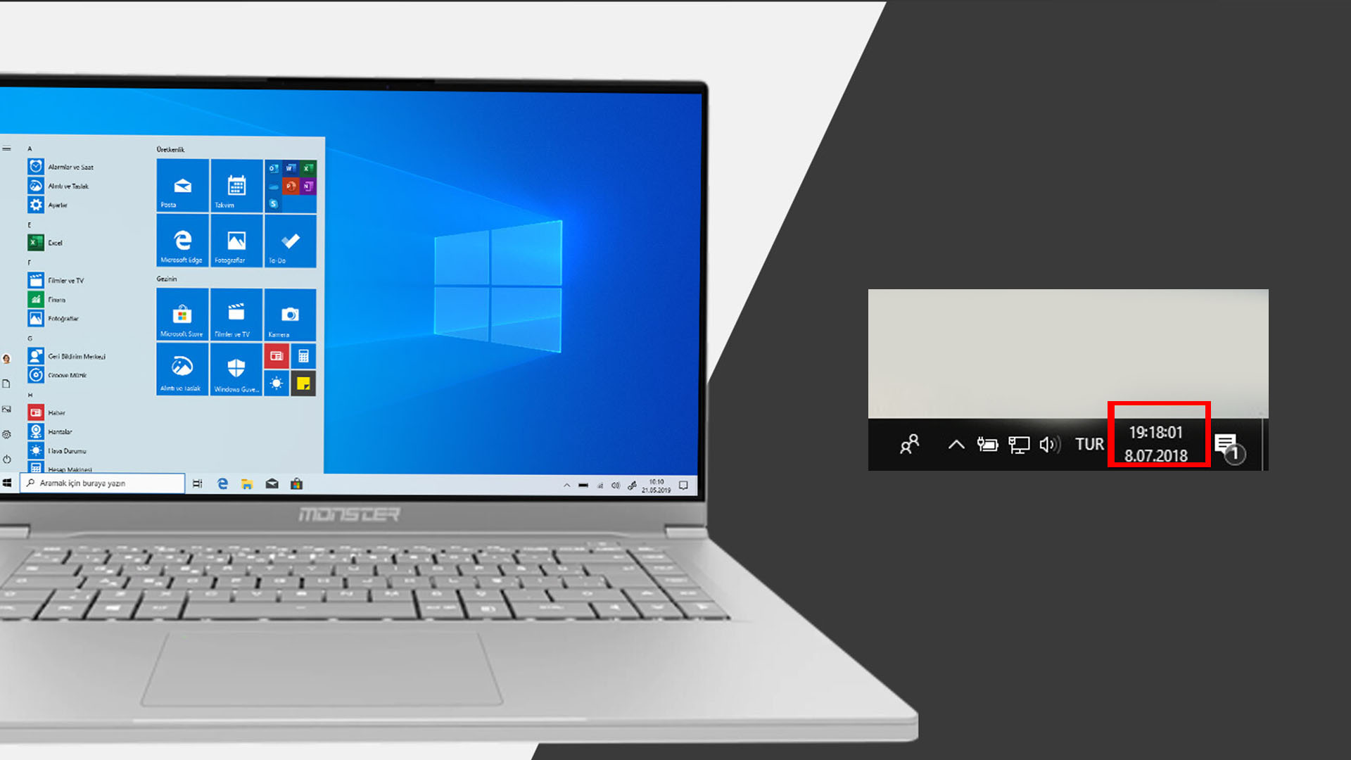 Windows 10 Görev Çubuğu Saatinde Saniyeler Nasıl Gösterilir